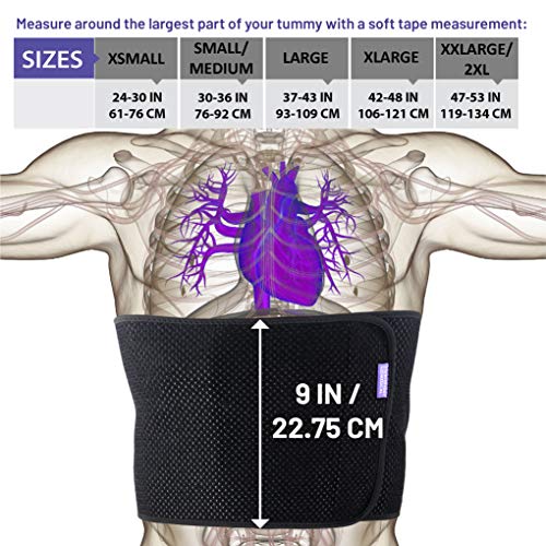 Faja para Cirugía Postabdominal con Carbón de Bambú I Acelere la Cicatrización y Reduzca la Hinchazón Después de la Cesárea, Cirugías de Abdomen, Abdominoplastia, Vejiga y Reducción de Estómago - L