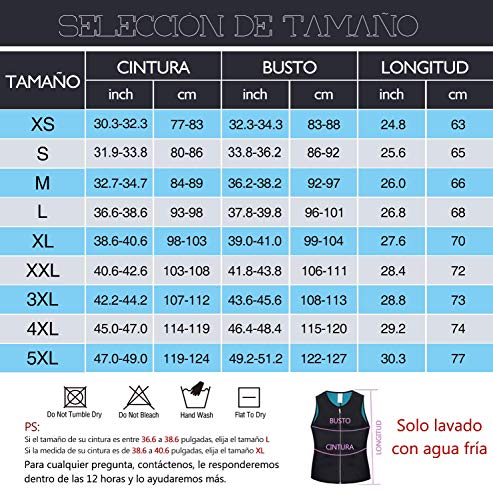 Faja Reductora Adelgazante Hombre Neopreno Camiseta Reductora Compresion de Sauna Deportivo XL