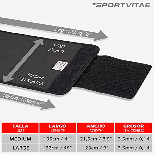 Faja Reductora Adelgazante Waist Trimmer Belt Cinturón de Sudoración Neopreno, Cintura para Sudar de Fitness, Acelera la Pérdida de Peso, Quema Grasa, Efecto Sauna, Hombre y Mujer (Rojo, L)