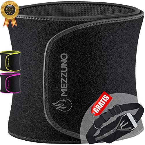 Faja Reductora Mujer y Hombre de Neopreno, Fajas Reductoras Adelgazantes Mujer para Gimnasio, Cinturón Lumbar Abdominal de Ayuda para Sudar y Hacer Deporte, Incluye Riñonera Deportiva, Negro L-XL Faja Reductora Mujer y Hombre de Neopreno, Fajas Reductoras Adelgazantes Mujer para Gimnasio, Cinturón Lumbar Abdominal de Ayuda para Sudar y Hacer Deporte, Incluye Riñonera Deportiva, Negro L-XL