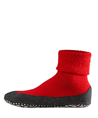 Falke 16560 Cosyshoe Socke - Calcetines Cortos para Hombre, Color Rojo (Fire 8150), Talla 45/46 - Talla Alemana