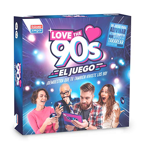 Falomir 90's Love The 90´S Juego de Mesa, Color Azul, 27x27x6.5 (1) Falomir 90's Love The 90´S Juego de Mesa, Color Azul, 27x27x6.5 (1)