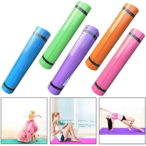 FAMILIZO 4mm EVA Estera De Yoga Duradera Gruesa Estera Antideslizante Fitness Pad Estera De Yoga Acolchada FAMILIZO 4mm EVA Estera De Yoga Duradera Gruesa Estera Antideslizante Fitness Pad Estera De Yoga Acolchada