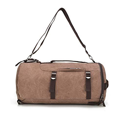 FANDARE Mochila De Viaje De Hombre Adecuada Montañismo Acampada Y Senderismo Unisex Macutos de Senderismo Lona Café FANDARE Mochila De Viaje De Hombre Adecuada Montañismo Acampada Y Senderismo Unisex Macutos de Senderismo Lona Café