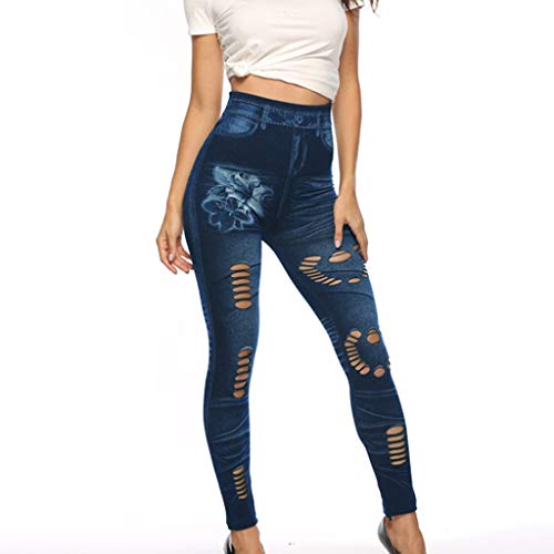 Fannyfuny Pantalones Vaqueros de Mezclilla de Bolsillo Elásticos de Cintura Alta de Talla Grande Pantalón Pitillo Oficina Leggings Yoga Fannyfuny Pantalones Vaqueros de Mezclilla de Bolsillo Elásticos de Cintura Alta de Talla Grande Pantalón Pitillo Oficina Leggings Yoga