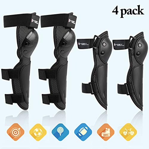 Fansport 5 Piezas Motos Ropa Protectora Niños,Rodillera Transpirable Protector de Pecho Equipo de protección para Motocross,Ciclismo,Esquí,Patinaje Fansport 5 Piezas Motos Ropa Protectora Niños,Rodillera Transpirable Protector de Pecho Equipo de protección para Motocross,Ciclismo,Esquí,Patinaje