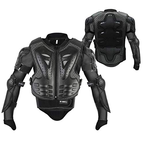 Fansport 5 Piezas Motos Ropa Protectora Niños,Rodillera Transpirable Protector de Pecho Equipo de protección para Motocross,Ciclismo,Esquí,Patinaje Fansport 5 Piezas Motos Ropa Protectora Niños,Rodillera Transpirable Protector de Pecho Equipo de protección para Motocross,Ciclismo,Esquí,Patinaje