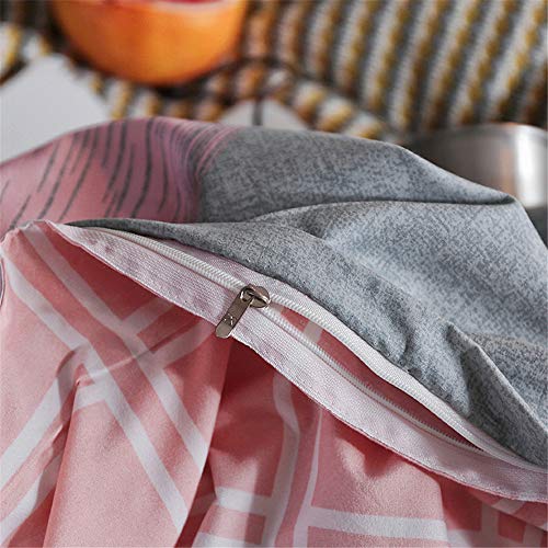 Fansu Elegante Juego de Ropa de Cama de 4 Piezas Juego de Fundas de Edredón Incluye 1 Funda Nórdica y 1 Sábana encimera 2 Funda de Almohada (Cama 90-150x200cm,Corazón - Gris Rosa) Fansu Elegante Juego de Ropa de Cama de 4 Piezas Juego de Fundas de Edredón Incluye 1 Funda Nórdica y 1 Sábana encimera 2 Funda de Almohada (Cama 90-150x200cm,Corazón - Gris Rosa)