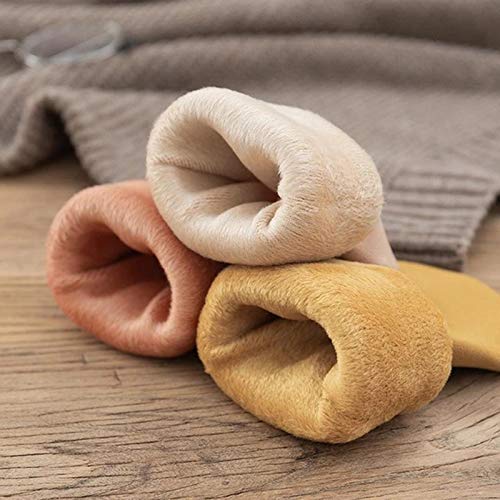 Fanville 5 pares de calcetines de nieve para mujer y terciopelo engrosamiento tubo calcetines de lana gruesa de invierno calcetines de lana suave y gruesa cálida