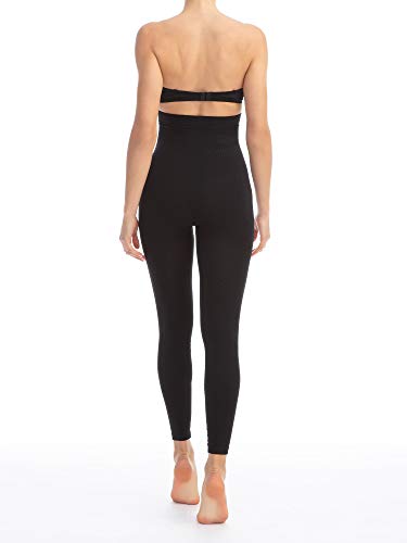 Farmacell 133 (Negro, S/M) Pantalones Leggings de Talle Alto con Efecto masajeador y Anti-Celulitis