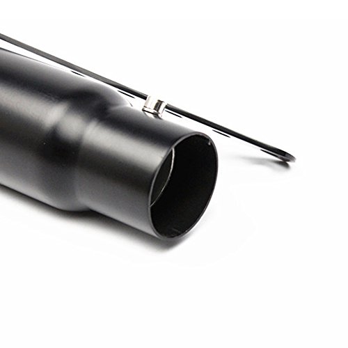Fast Pro Tubo de Escape Universal para Motocicleta 3,81 cm, Entrada OD, 30 cm de Corto, para Harley Cafe Racer, Bobber Custom, Color Negro Fast Pro Tubo de Escape Universal para Motocicleta 3,81 cm, Entrada OD, 30 cm de Corto, para Harley Cafe Racer, Bobber Custom, Color Negro