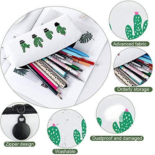 FAVENGO 6 Pcs Estuche para Lapices de Tela Estuche de Lona de Cactus Cartuchera para Lapices Bolsa para Lapices Estuches Escolares Grandes Estuches Organizadores de Lapices para Niño Mujer + 5 Lapices FAVENGO 6 Pcs Estuche para Lapices de Tela Estuche de Lona de Cactus Cartuchera para Lapices Bolsa para Lapices Estuches Escolares Grandes Estuches Organizadores de Lapices para Niño Mujer + 5 Lapices