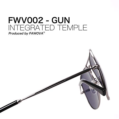 fawova Gafas Hombre Aviador Polarizadas Con Lent Gris,2019 Gafas de Sol Hombre Aviador Montura de Metal,Conducir, Pescar, Golf, Correr UV400,Cat.3 58mm(Gris, Gris) fawova Gafas Hombre Aviador Polarizadas Con Lent Gris,2019 Gafas de Sol Hombre Aviador Montura de Metal,Conducir, Pescar, Golf, Correr UV400,Cat.3 58mm(Gris, Gris)