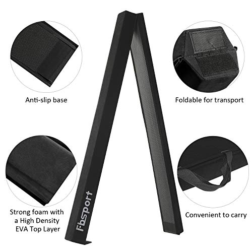 FBSPORT 240 cm Equilibrio Beam de Gimnasia, Equilibrio Beam de Entrenamiento para Niños, Balance Beam de Plegable, Barra de Equilibrio, Viga de Gimnasia para Práctica