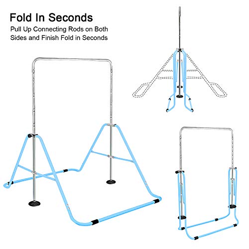 FBSPORT Barra Horizontal de Gimnasia, Barras Plegable para Niños, KIP Bar Ajustable, Junior Bar para Gimnasio, Barra para Entrenamiento, Barras horizontales para Niños FBSPORT Barra Horizontal de Gimnasia, Barras Plegable para Niños, KIP Bar Ajustable, Junior Bar para Gimnasio, Barra para Entrenamiento, Barras horizontales para Niños