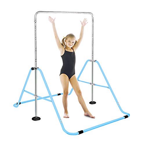 FBSPORT Barra Horizontal de Gimnasia, Barras Plegable para Niños, KIP Bar Ajustable, Junior Bar para Gimnasio, Barra para Entrenamiento, Barras horizontales para Niños