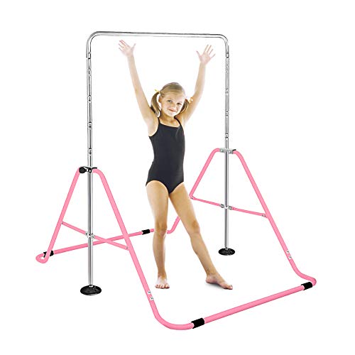 FBSPORT Barra Horizontal de Gimnasia, Barras Plegable para Niños, KIP Bar Ajustable, Junior Bar para Gimnasio, Barra para Entrenamiento, Barras horizontales para Niños