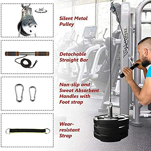 FBSPORT Poleas Gimnasio para Casa Rodillo de Muñeca Fitness Maquina para Antebrazo para Entrenamiento de Fuerza Gimnasios en el hogar Ejercitador de Entrenamiento FBSPORT Poleas Gimnasio para Casa Rodillo de Muñeca Fitness Maquina para Antebrazo para Entrenamiento de Fuerza Gimnasios en el hogar Ejercitador de Entrenamiento