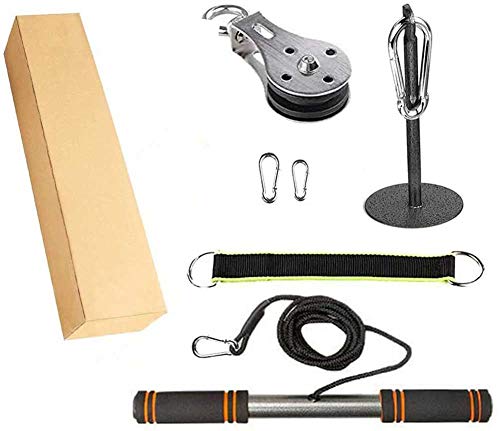 FBSPORT Poleas Gimnasio para Casa Rodillo de Muñeca Fitness Maquina para Antebrazo para Entrenamiento de Fuerza Gimnasios en el hogar Ejercitador de Entrenamiento FBSPORT Poleas Gimnasio para Casa Rodillo de Muñeca Fitness Maquina para Antebrazo para Entrenamiento de Fuerza Gimnasios en el hogar Ejercitador de Entrenamiento