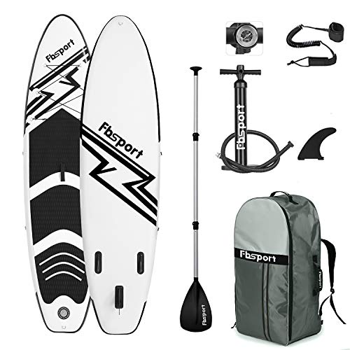 FBSPORT Tabla Sup Hinchable, Tabla de Surf Hinchable, Tabla Inflable de Paddle Surf, Sup Kit con Remo de Aluminio+Accesorios Completos | Medidas: 300×76×15cm FBSPORT Tabla Sup Hinchable, Tabla de Surf Hinchable, Tabla Inflable de Paddle Surf, Sup Kit con Remo de Aluminio+Accesorios Completos | Medidas: 300×76×15cm