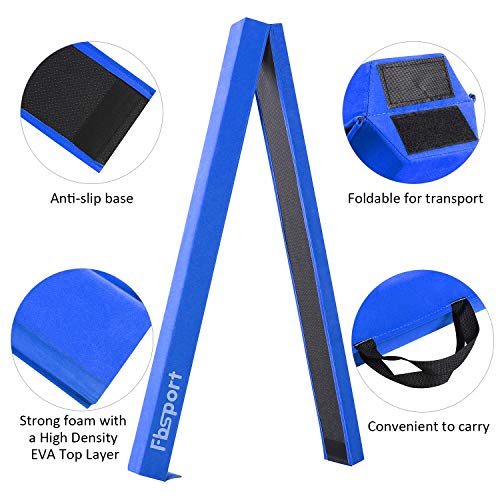 FBSPORT Viga de Equilibrio, 270 cm Viga de Gimnasia, Barra de Equilibrio para Niños, Equilibrio Beam de Gimnasia de Plegable, Balance Beam