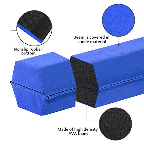 FBSPORT Viga de Equilibrio, 270 cm Viga de Gimnasia, Barra de Equilibrio para Niños, Equilibrio Beam de Gimnasia de Plegable, Balance Beam FBSPORT Viga de Equilibrio, 270 cm Viga de Gimnasia, Barra de Equilibrio para Niños, Equilibrio Beam de Gimnasia de Plegable, Balance Beam