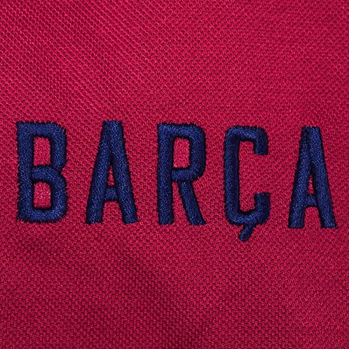 FC Barcelona - Polo oficial para hombre - Con el escudo del club - Azul marino - Rojo - Large FC Barcelona - Polo oficial para hombre - Con el escudo del club - Azul marino - Rojo - Large