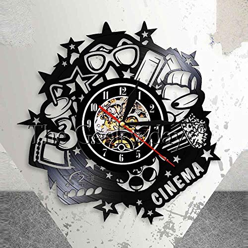 fdgdfgd Clásico de la película del Reloj de Pared del Disco de Vinilo del Cine del Disco del CD Art Deco Retro | Reloj de Pared Luminoso de 7 Colores fdgdfgd Clásico de la película del Reloj de Pared del Disco de Vinilo del Cine del Disco del CD Art Deco Retro | Reloj de Pared Luminoso de 7 Colores