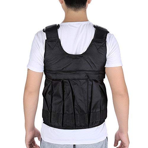 Fdit 20KG Chaleco de Peso Ajustable Ponderado Entrenamiento Ejercicio Deportes Boxeo Fitness Aire Libre (Pesos no incluidos) Fdit 20KG Chaleco de Peso Ajustable Ponderado Entrenamiento Ejercicio Deportes Boxeo Fitness Aire Libre (Pesos no incluidos)