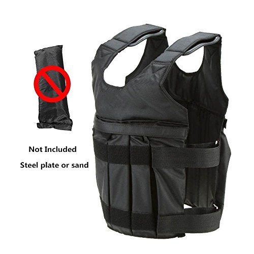Fdit 50KG Chaleco de Peso Ajustable Ponderado Entrenamiento Ejercicio Deportes Boxeo Fitness Aire Libre (Pesos no incluidos) Fdit 50KG Chaleco de Peso Ajustable Ponderado Entrenamiento Ejercicio Deportes Boxeo Fitness Aire Libre (Pesos no incluidos)