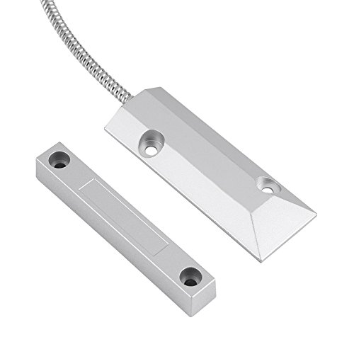 Fdit Interruptor de Detector de Sensor con Cable de Contacto Magnético de Ventana de Puerta para Seguridad Casera de Alarma de Garaje Socialme-EU Fdit Interruptor de Detector de Sensor con Cable de Contacto Magnético de Ventana de Puerta para Seguridad Casera de Alarma de Garaje Socialme-EU