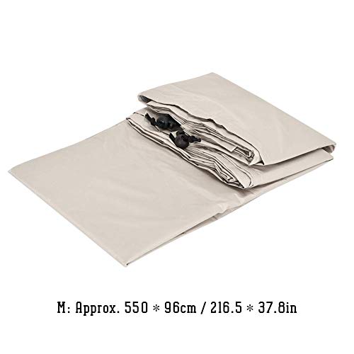 Fditt Cubierta Rectangular de Rollo de Protector Impermeable de Natación de Piscina para Jardín al Aire Libre Casero(M:550 * 96cm) Fditt Cubierta Rectangular de Rollo de Protector Impermeable de Natación de Piscina para Jardín al Aire Libre Casero(M:550 * 96cm)