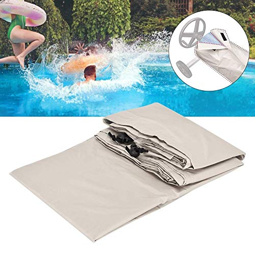Fditt Cubierta Rectangular de Rollo de Protector Impermeable de Natación de Piscina para Jardín al Aire Libre Casero(M:550 * 96cm) Fditt Cubierta Rectangular de Rollo de Protector Impermeable de Natación de Piscina para Jardín al Aire Libre Casero(M:550 * 96cm)
