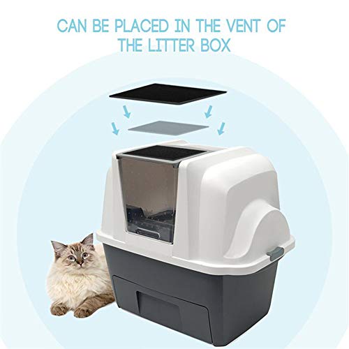 Feelava - Filtro de repuesto para caja de arena para gatos (6 unidades) Feelava - Filtro de repuesto para caja de arena para gatos (6 unidades)