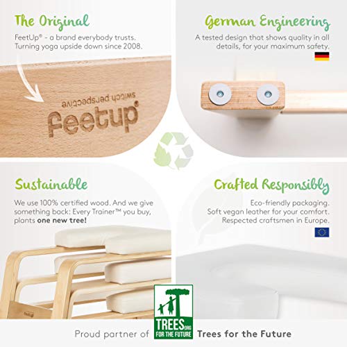 FeetUp® Trainer (el original) - Domine las inversiones de forma segura. Tonifíquese. Relájese. FeetUp® Trainer (el original) - Domine las inversiones de forma segura. Tonifíquese. Relájese.