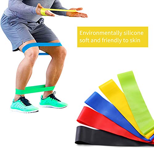 feihao Bandas Elásticas Fitness/Bandas de Resistencia, 6 Cintas Elásticas Fitness y Musculación de Látex Natural Agradable a la Piel con Crossfit feihao Bandas Elásticas Fitness/Bandas de Resistencia, 6 Cintas Elásticas Fitness y Musculación de Látex Natural Agradable a la Piel con Crossfit