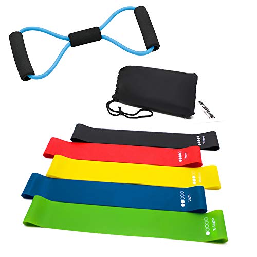 feihao Bandas Elásticas Fitness/Bandas de Resistencia, 6 Cintas Elásticas Fitness y Musculación de Látex Natural Agradable a la Piel con Crossfit feihao Bandas Elásticas Fitness/Bandas de Resistencia, 6 Cintas Elásticas Fitness y Musculación de Látex Natural Agradable a la Piel con Crossfit
