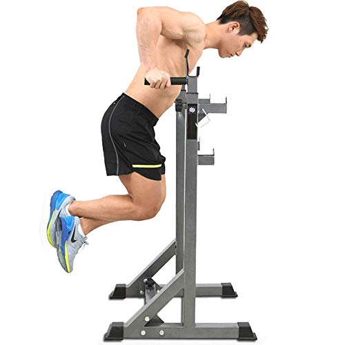 FEILA Ajustable Squat Squat Rack de Acero Soportes Barra Libre-Press de banca con Mancuernas Gimnasio en casa portátil Bastidores Stands Utilizado for el Entrenamiento de Fuerza, Pesas, Fitness