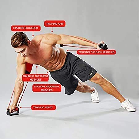 Feishibang Barras de Empuje estables Banda de Resistencia Power Push Up Plus con 24 Niveles de Resistencia Entrenamiento Equipo para músculos de Espalda, Hombros, Pecho y Brazos Feishibang Barras de Empuje estables Banda de Resistencia Power Push Up Plus con 24 Niveles de Resistencia Entrenamiento Equipo para músculos de Espalda, Hombros, Pecho y Brazos