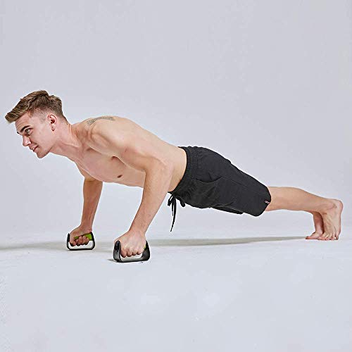 Feishibang Empuñaduras de Flexión Para Tabla de Piso Barras de Empuje Portátiles Para Personas Equipo de Entrenamiento en Casa, Color Verde Feishibang Empuñaduras de Flexión Para Tabla de Piso Barras de Empuje Portátiles Para Personas Equipo de Entrenamiento en Casa, Color Verde