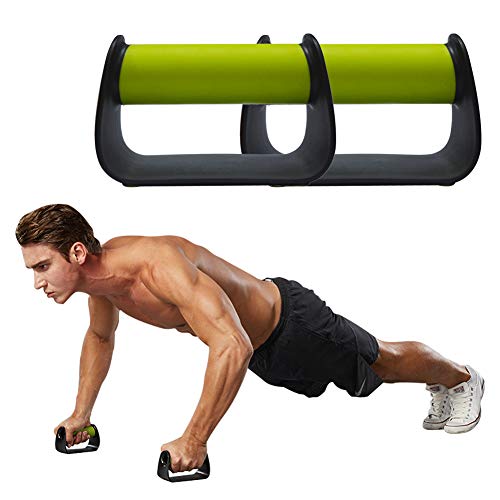 Feishibang Empuñaduras de Flexión Para Tabla de Piso Barras de Empuje Portátiles Para Personas Equipo de Entrenamiento en Casa, Color Verde Feishibang Empuñaduras de Flexión Para Tabla de Piso Barras de Empuje Portátiles Para Personas Equipo de Entrenamiento en Casa, Color Verde