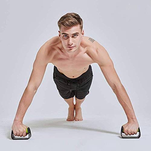 Feishibang Empuñaduras de Flexión Para Tabla de Piso Barras de Empuje Portátiles Para Personas Equipo de Entrenamiento en Casa, Color Verde Feishibang Empuñaduras de Flexión Para Tabla de Piso Barras de Empuje Portátiles Para Personas Equipo de Entrenamiento en Casa, Color Verde