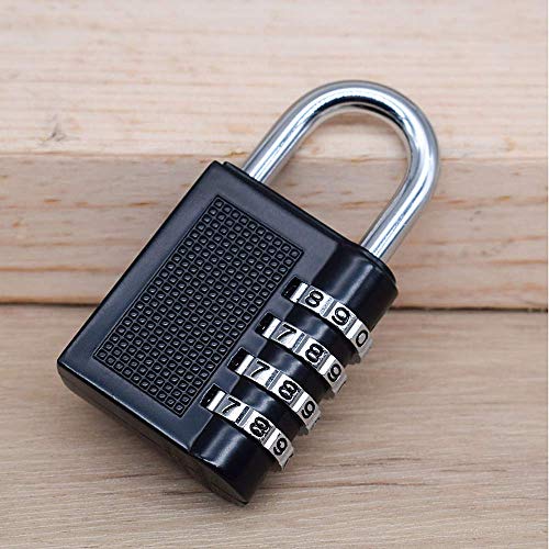 Feliciay Paquete De 2PCS Cerraduras De CombinacióN Candados Aldabas Numerico Seguridad Taquilla Candado Impermeable Para La Escuela Cerrojo Cerrojo Gabinete Caja De Herramientas Candado (Negro) Feliciay Paquete De 2PCS Cerraduras De CombinacióN Candados Aldabas Numerico Seguridad Taquilla Candado Impermeable Para La Escuela Cerrojo Cerrojo Gabinete Caja De Herramientas Candado (Negro)