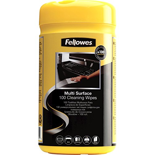 Fellowes 99715 - Dispensador 100 toallitas limpiadoras superficies Fellowes 99715 - Dispensador 100 toallitas limpiadoras superficies