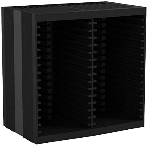 Fellowes - Soporte para CD, 26.00 x 26.50 x 16.50 cm, color negro Fellowes - Soporte para CD, 26.00 x 26.50 x 16.50 cm, color negro