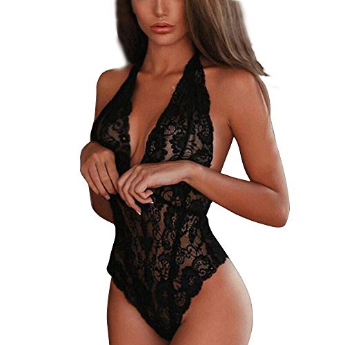 FELZ Lenceria Mujer Sexy Conjuntos de Lencería Mujer Encaje Atractivo Pasión Babydoll Deep V Lencería Siamesa Ropa de Dormir FELZ Lenceria Mujer Sexy Conjuntos de Lencería Mujer Encaje Atractivo Pasión Babydoll Deep V Lencería Siamesa Ropa de Dormir