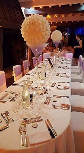 Femor 20 piezas Funda Elástica para Sillas Funda de Asiento Fundas para Silla Funda Protectora Cubierta de Sillas para Bodas Banquetes Fiestas Decoración Color Blanco