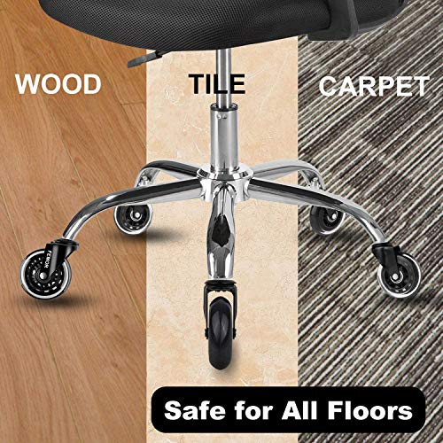 Femor 5X Ruedas para Sillas de Oficina 10mm x 22mm Ruedas de Giratoria Ruedas de Repuesto Caster Silencioso, para Todos los Suelos Incluida la Madera Dura y Parquet, Material de Protección del Suelo Femor 5X Ruedas para Sillas de Oficina 10mm x 22mm Ruedas de Giratoria Ruedas de Repuesto Caster Silencioso, para Todos los Suelos Incluida la Madera Dura y Parquet, Material de Protección del Suelo