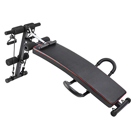 Femor Bancos de Pesas, Banco Multifuncional, Banco de Adominales Profesional con Respaldo Ajustable/Fijación de Piernas, Gimnasio en Casa, 120 kg / 150 kg / 200 kg