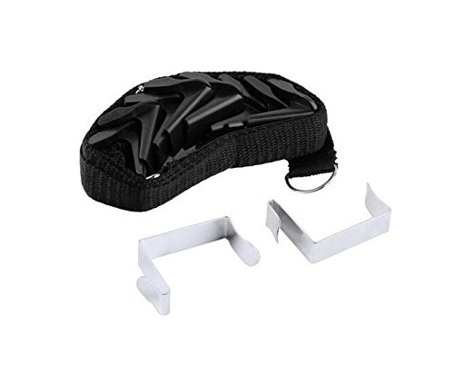 Fengh Útil soporte para gorras de béisbol, para almacenamiento de bolsos, organizador para puerta o armario, color negro